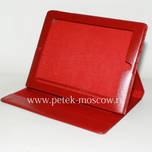Кожаный чехол для iPad Petek 661.000 Red