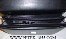 Портфель кожаный каркасный Petek 844.234.01